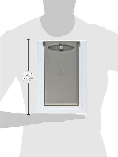 PetSafe Freedom reinforced aluminum corners strengthen the door for active homes.