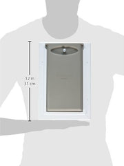PetSafe Freedom reinforced aluminum corners strengthen the door for active homes.
