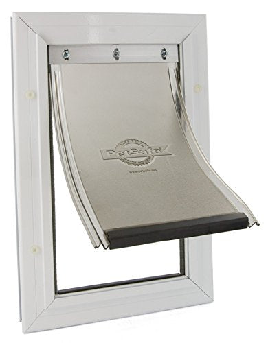 PetSafe Freedom weather-stripping reduces drafts for better indoor comfort.