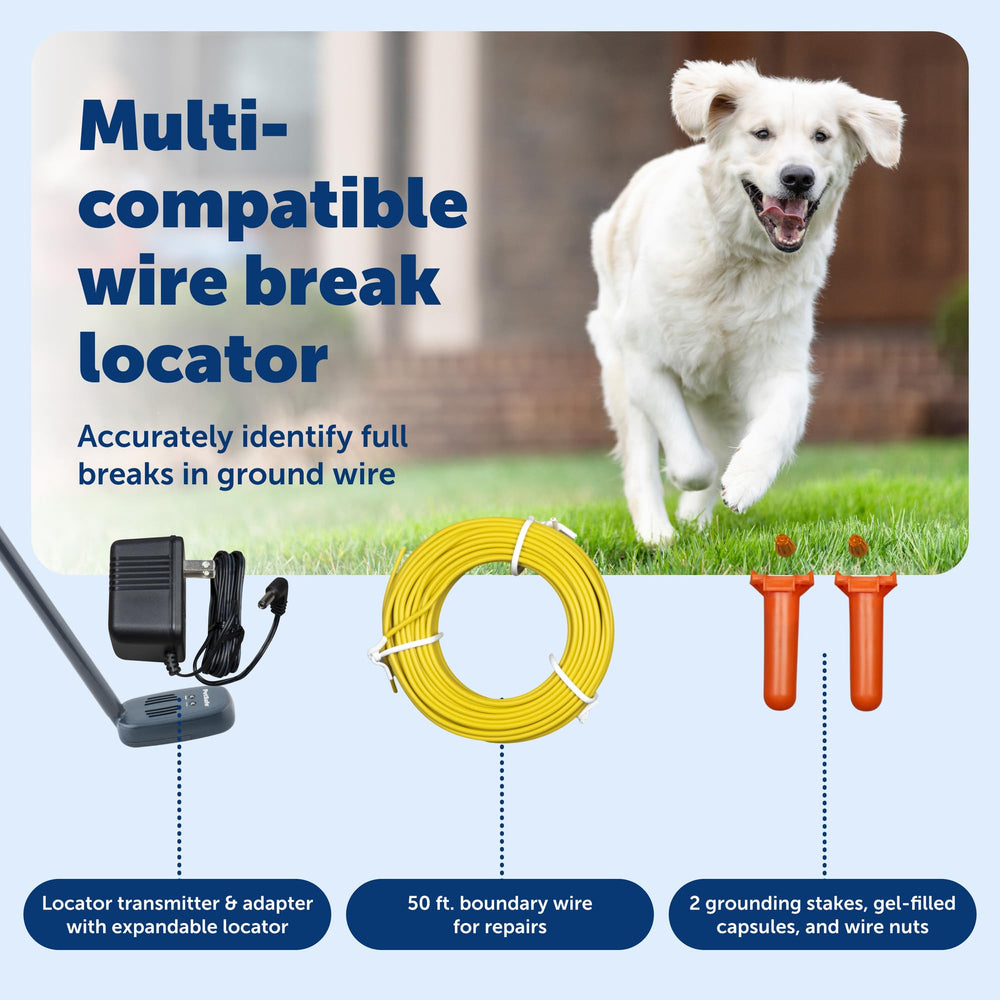 PetSafe grounding stake ensures reliable tone separation during checks.