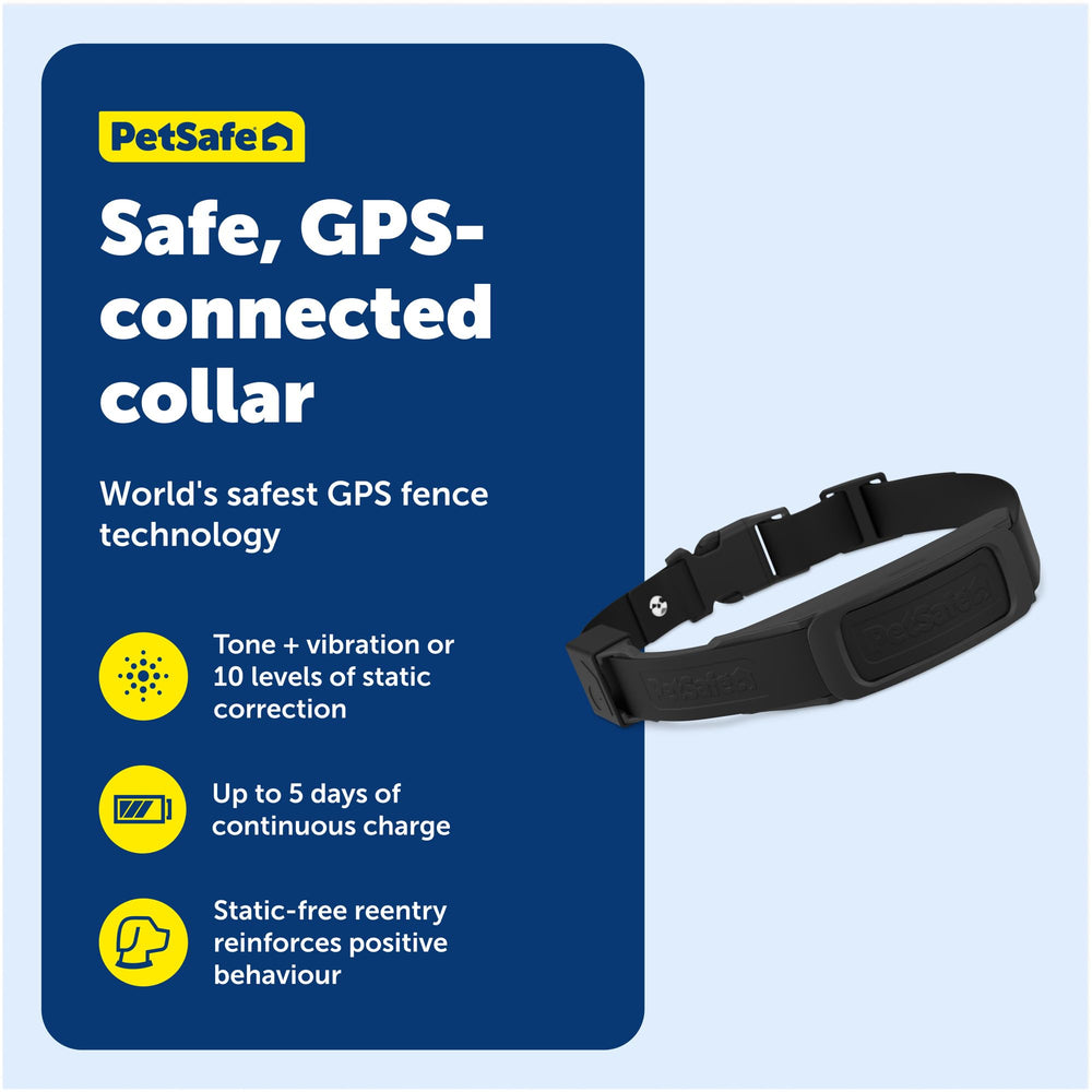 PetSafe Guardian Add‑A‑Dog Collar waterproof design for splashes and mud.