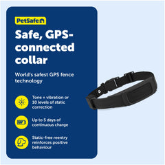 PetSafe Guardian Add‑A‑Dog Collar waterproof design for splashes and mud.
