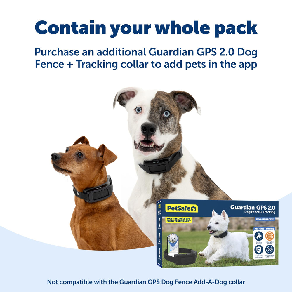 PetSafe Guardian GPS 2.0 adjustable neck demonstrating easy sizing.