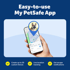 PetSafe Guardian GPS app control illustrates easy boundary adjustments on your phone.