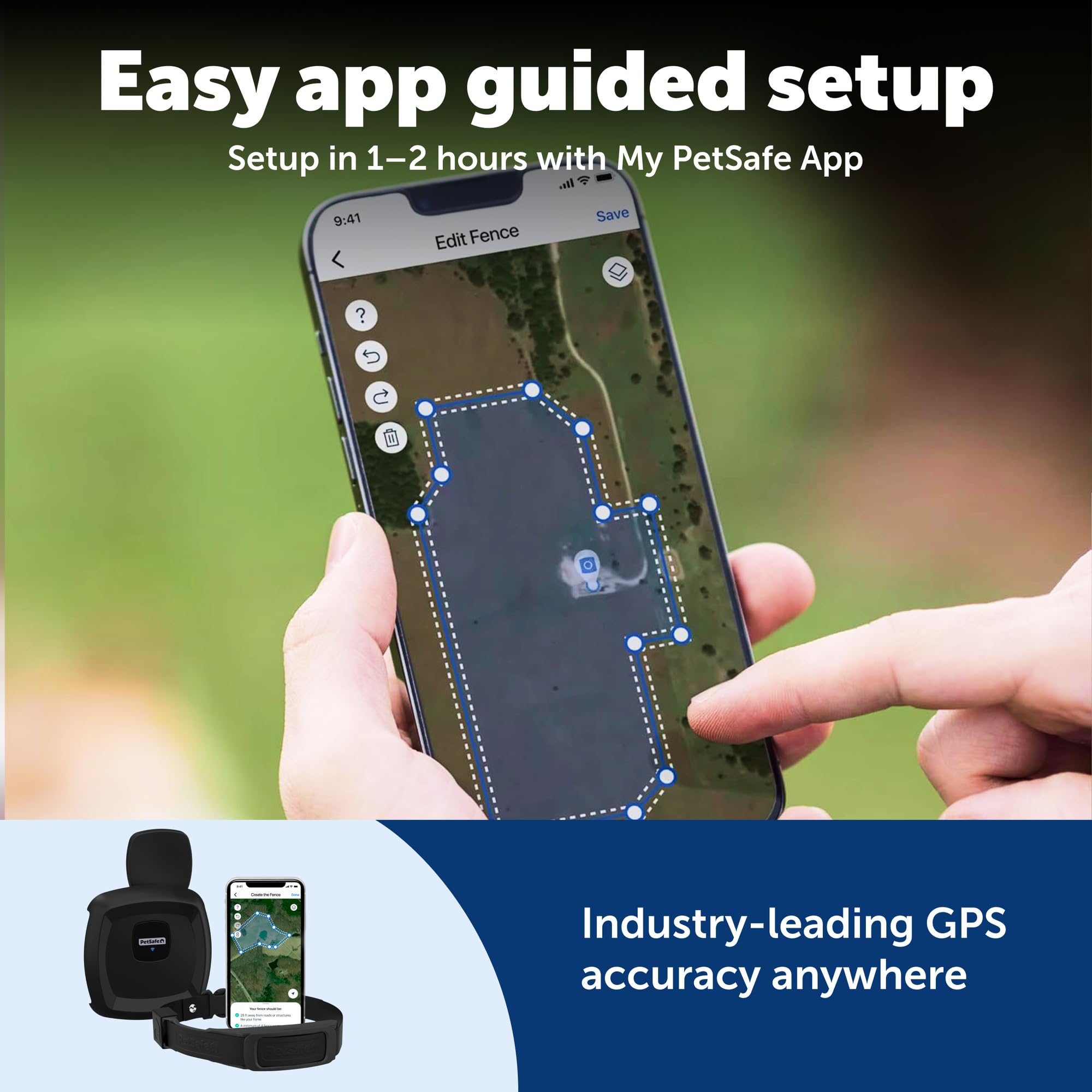 PetSafe Guardian GPS supports up to five dogs with optional extra collars.