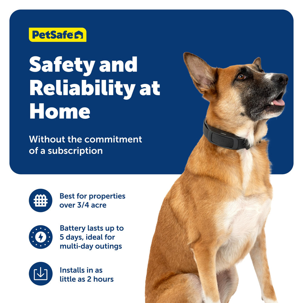 PetSafe Guardian GPS waterproof collar endures rain and outdoor play.