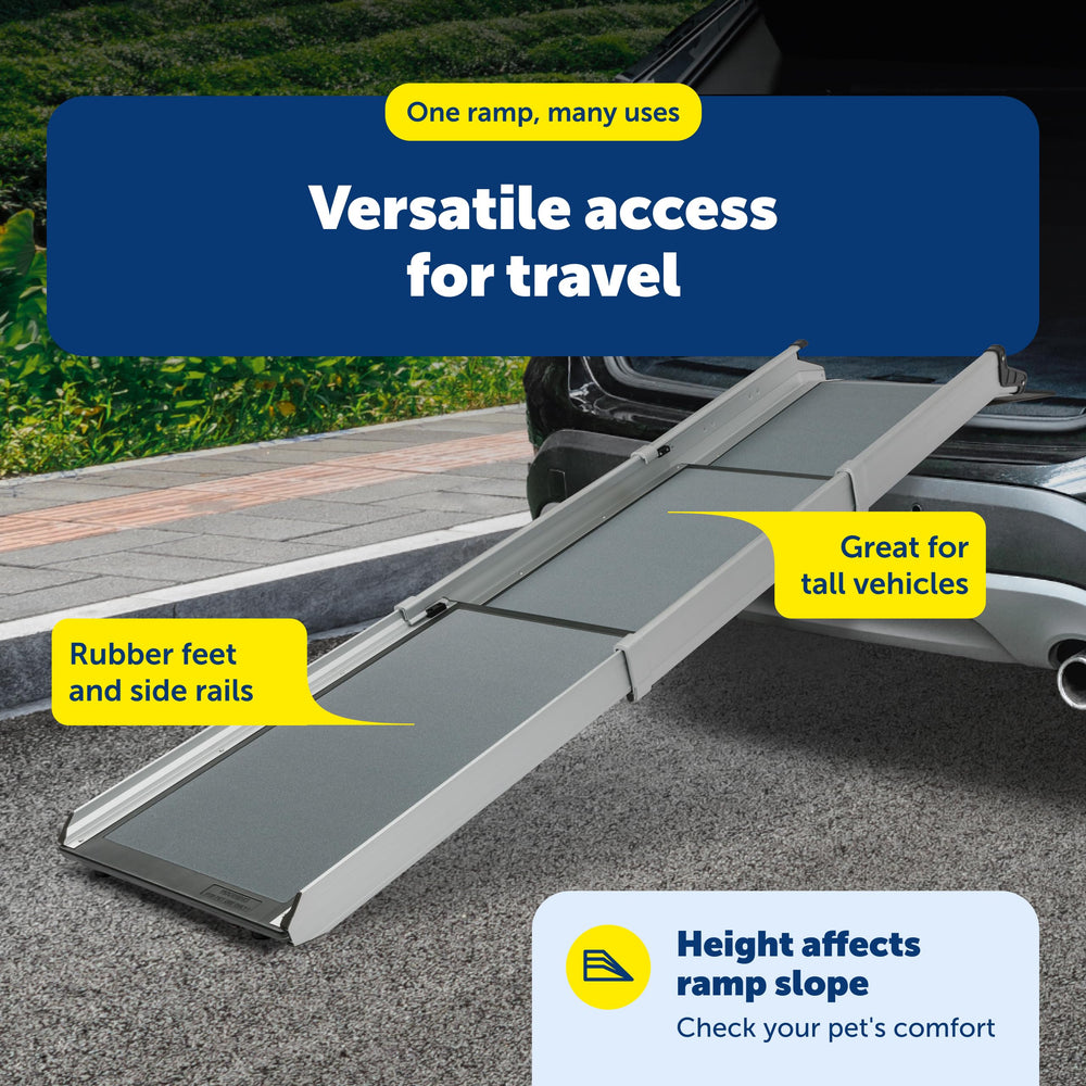 PetSafe Happy Ride Ramp secure latch keeps it closed during transport