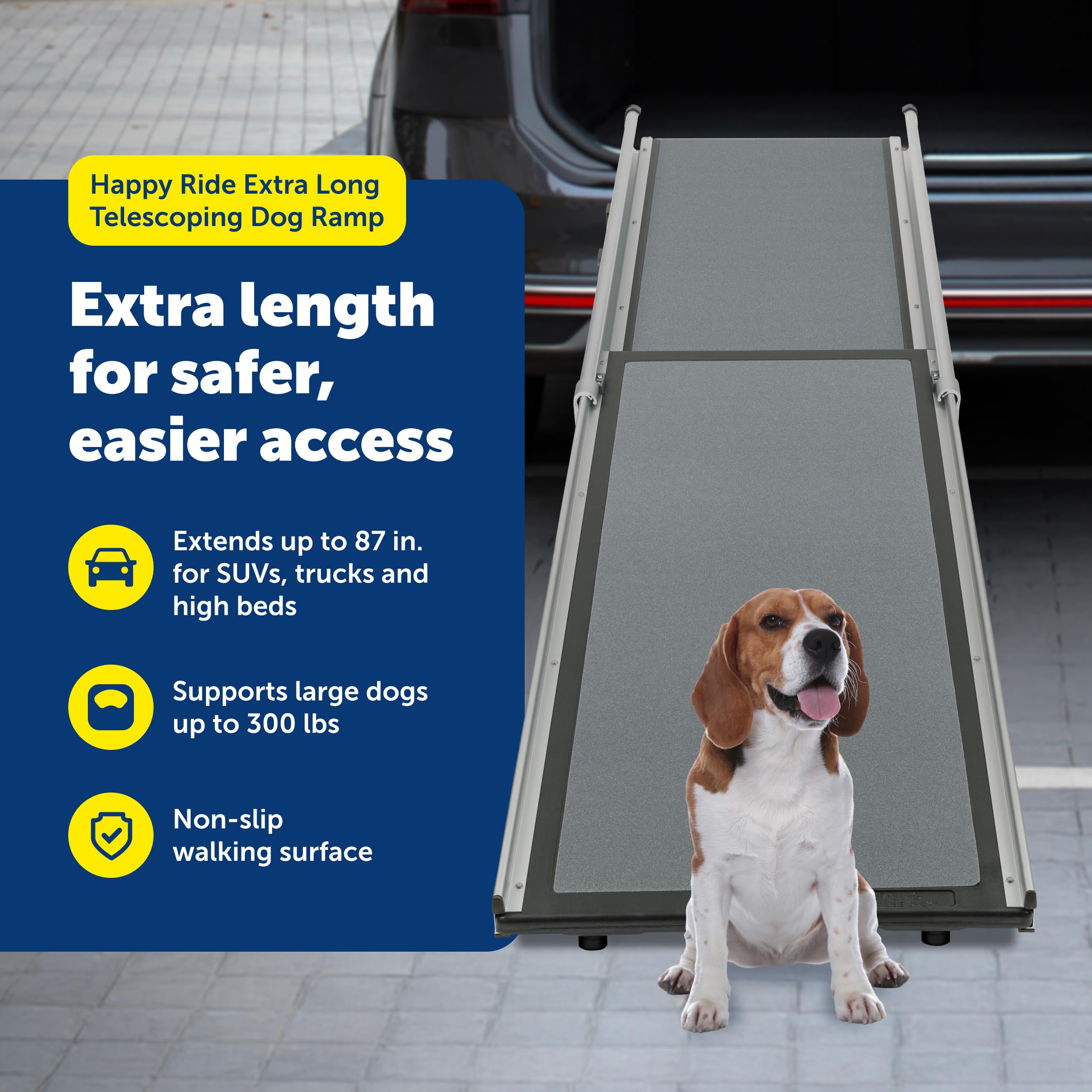 PetSafe Happy Ride lightweight aluminum ramp for easy handling