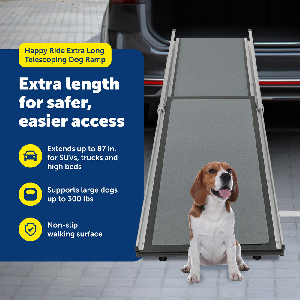 PetSafe Happy Ride lightweight aluminum ramp for easy handling