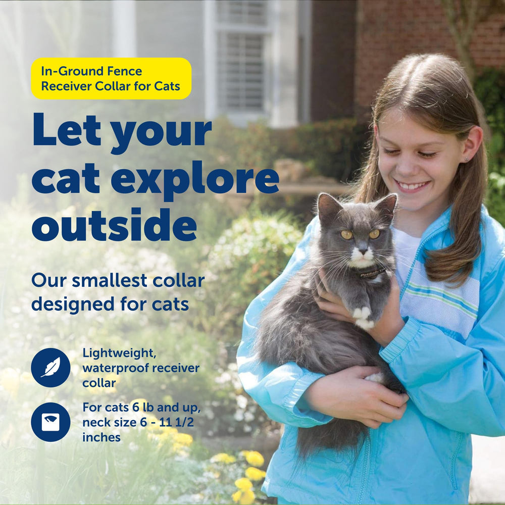 PetSafe boundary flags guide your cat during training for clearer boundaries.