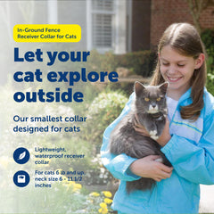 PetSafe boundary flags guide your cat during training for clearer boundaries.