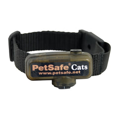 PetSafe In-Ground Cat Fence receiver collar is waterproof and reliable for outdoor use.