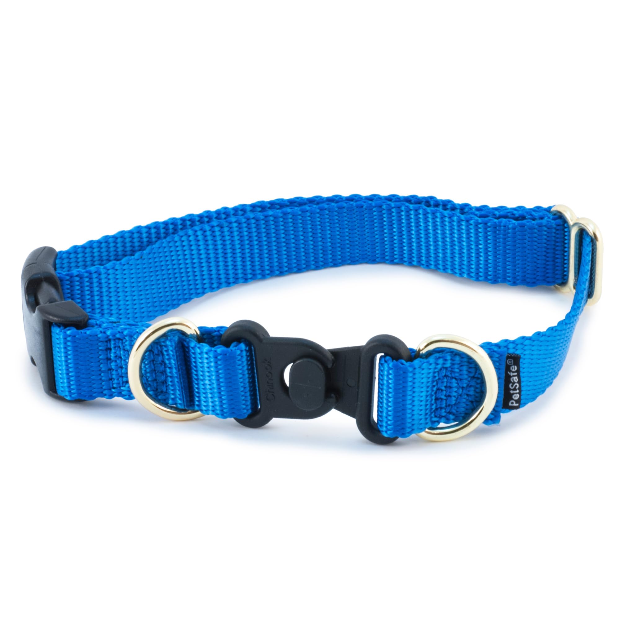 PetSafe KeepSafe break-away buckle demonstrates safe release to prevent snag injuries