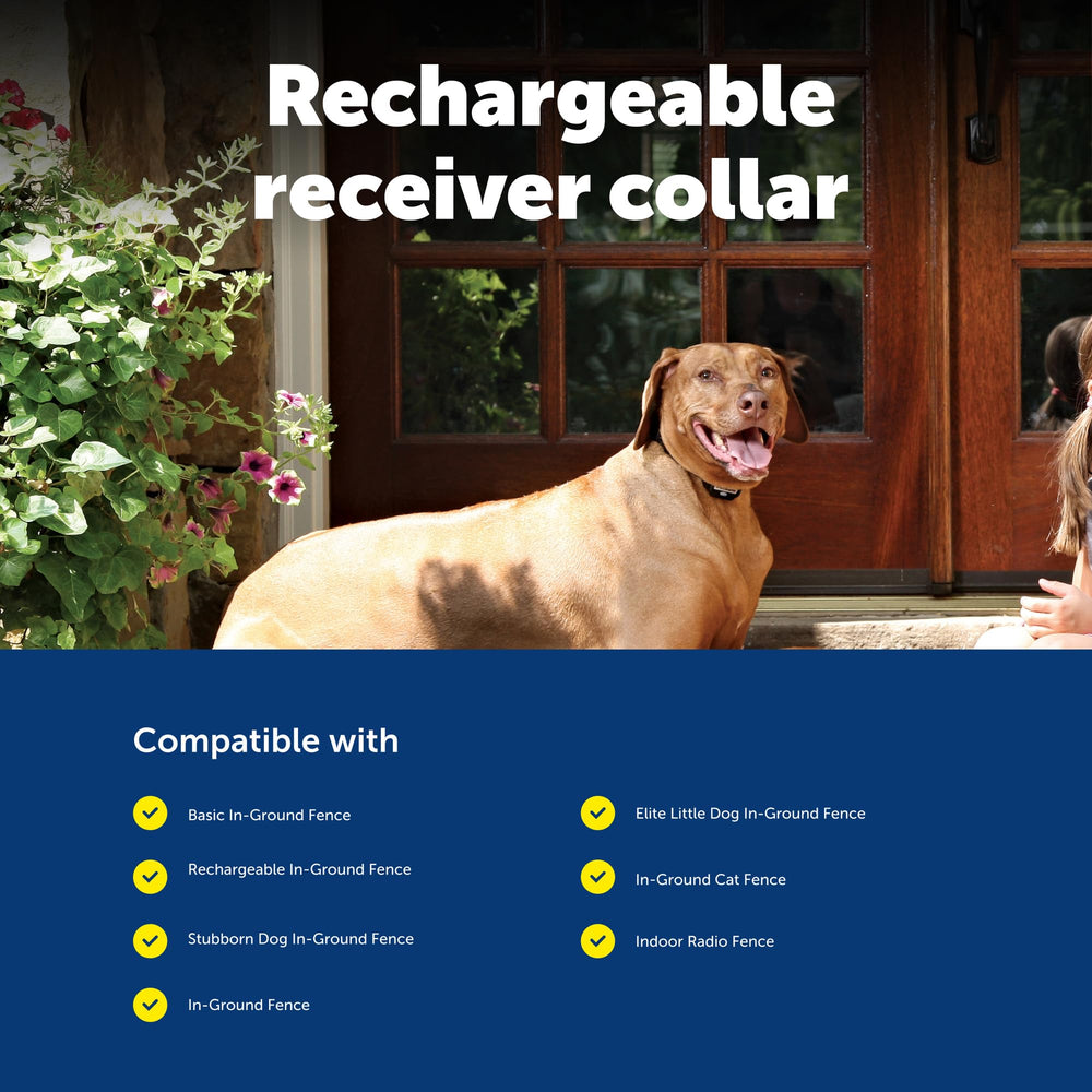 PetSafe low battery indicator helps schedule charging.