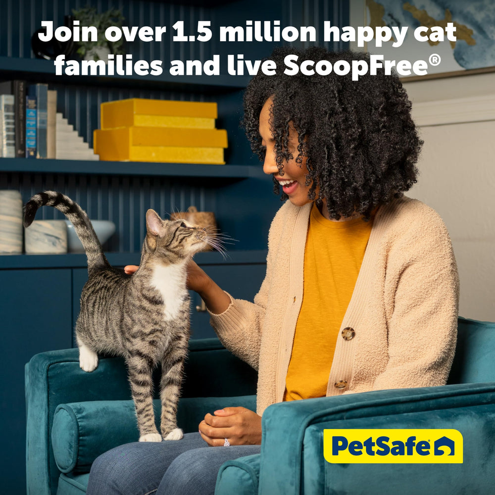 PetSafe low-dust litter helps keep floors clean and paw-friendly.