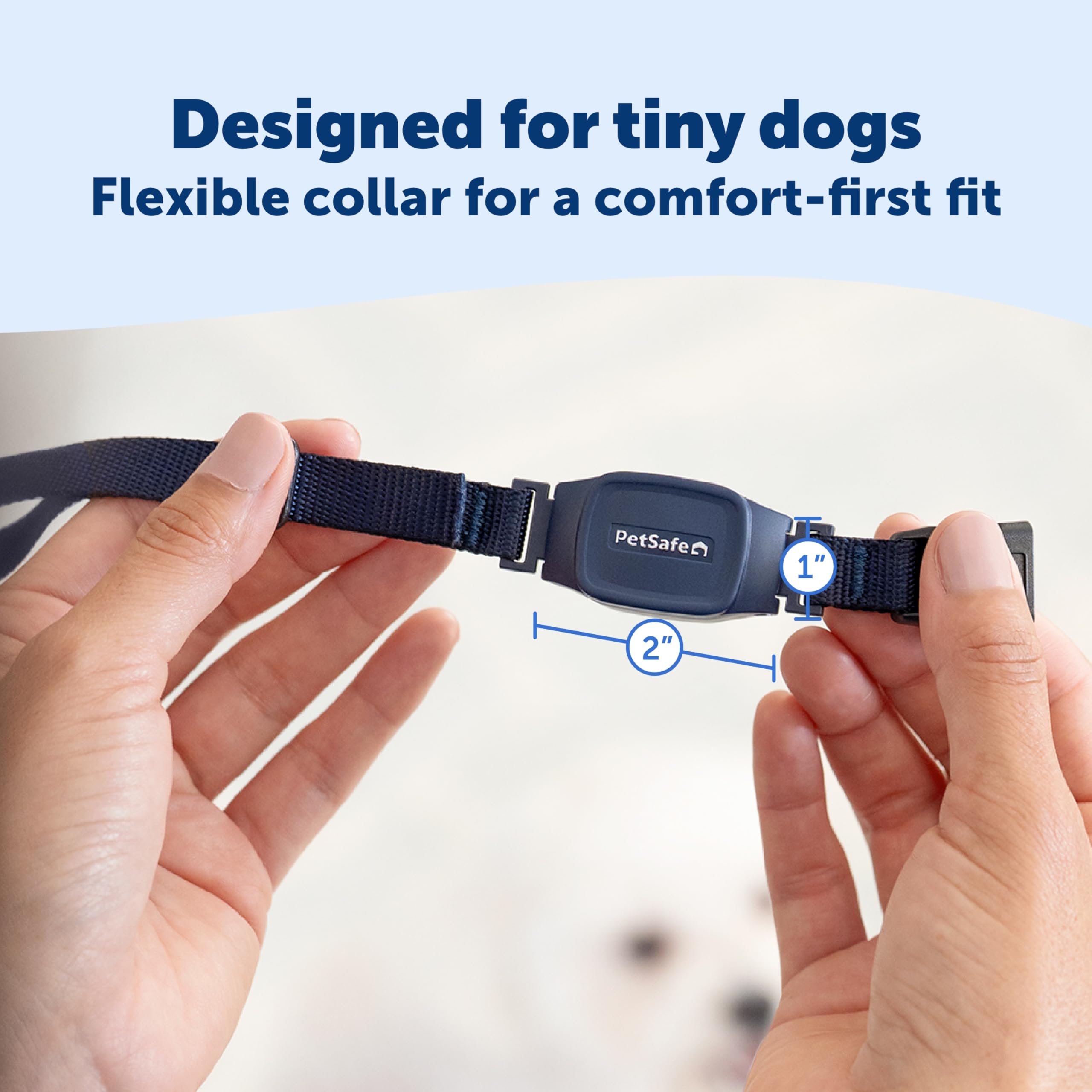 PetSafe NanoBark 2.0 charging battery, long-lasting up to seven days.