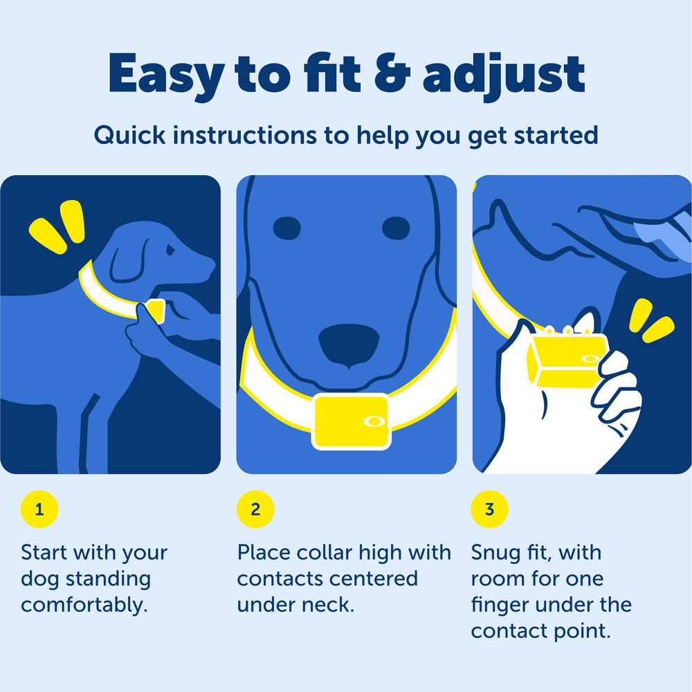 PetSafe NanoBark compact-low-profile image illustrates a lightweight collar.