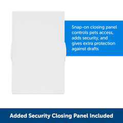 PetSafe Never Rust door DIY installation in minutes on various door types.