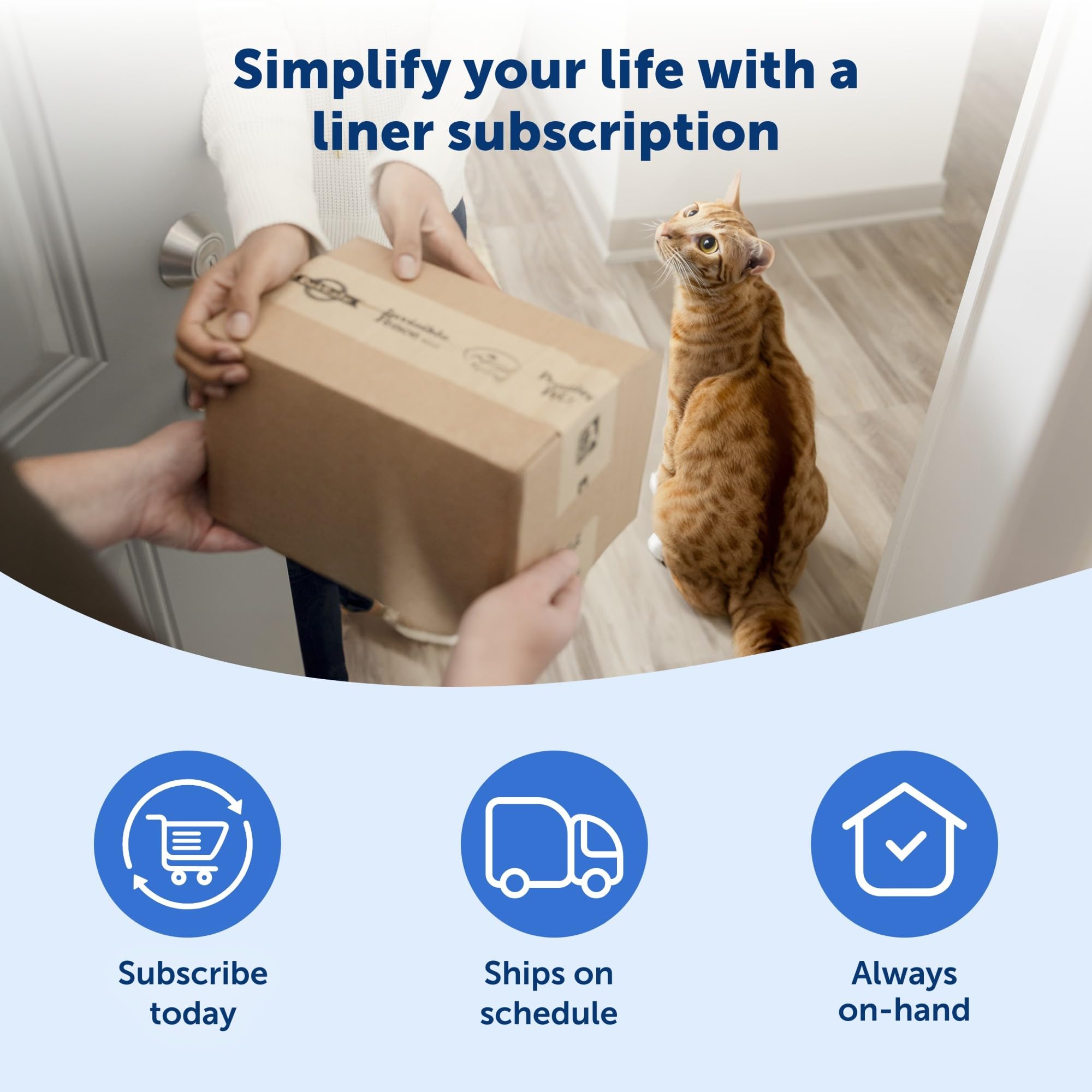 PetSafe odor-control liner helps reduce smells between cleanings for a cleaner space.
