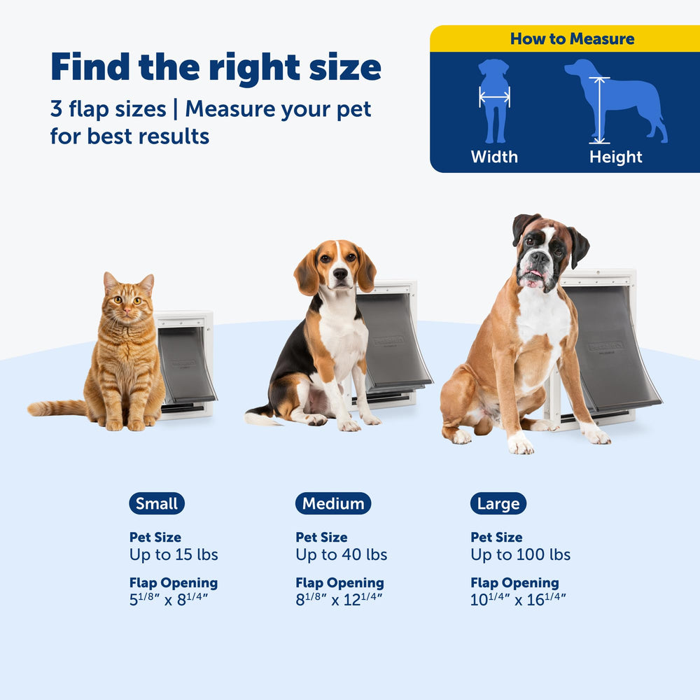 PetSafe paintable frame for customizable color match on exterior doors