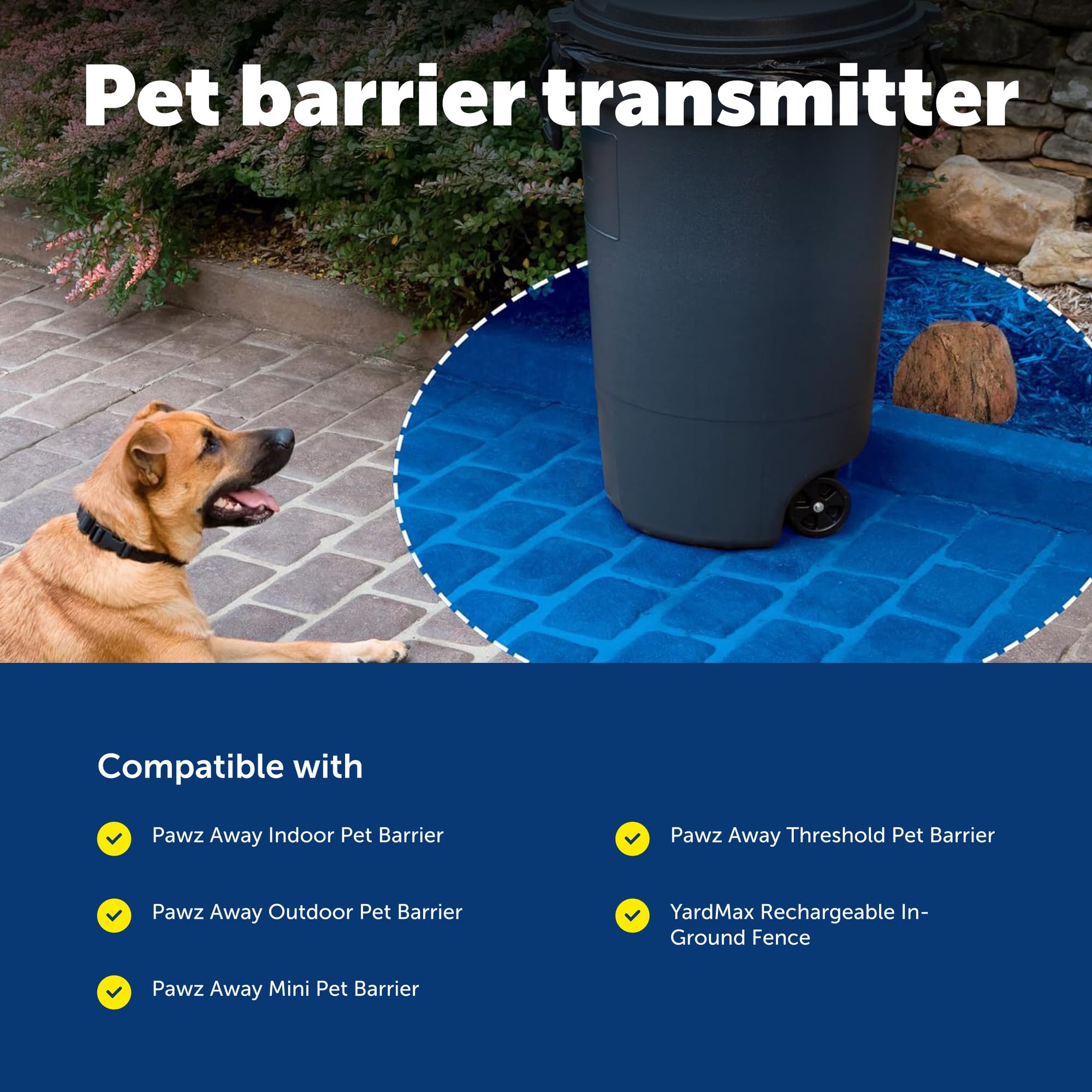 PetSafe Pawz Away Mini runs on batteries for long-lasting performance.
