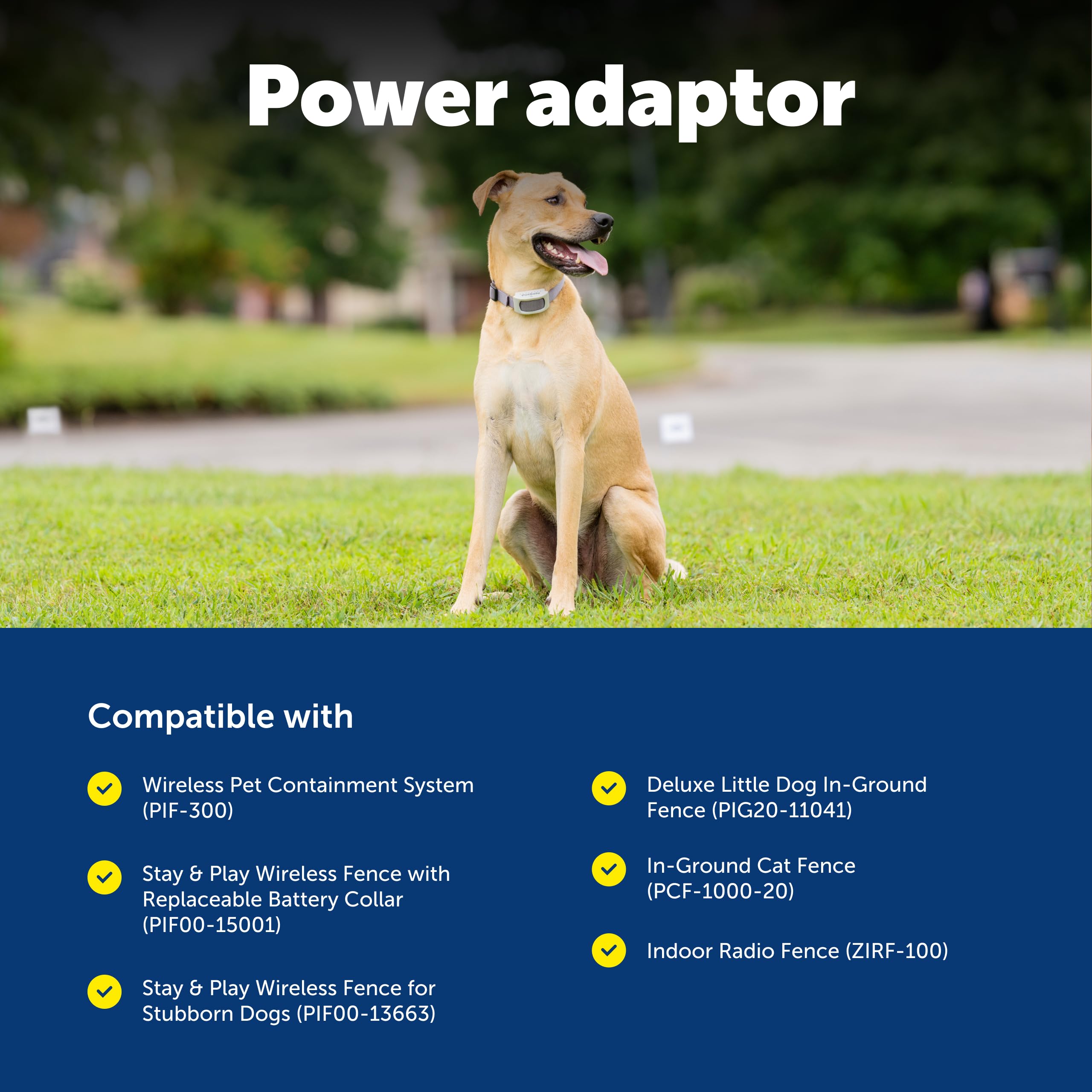 PetSafe Power Adaptor embodies trusted quality for dependable pet containment.