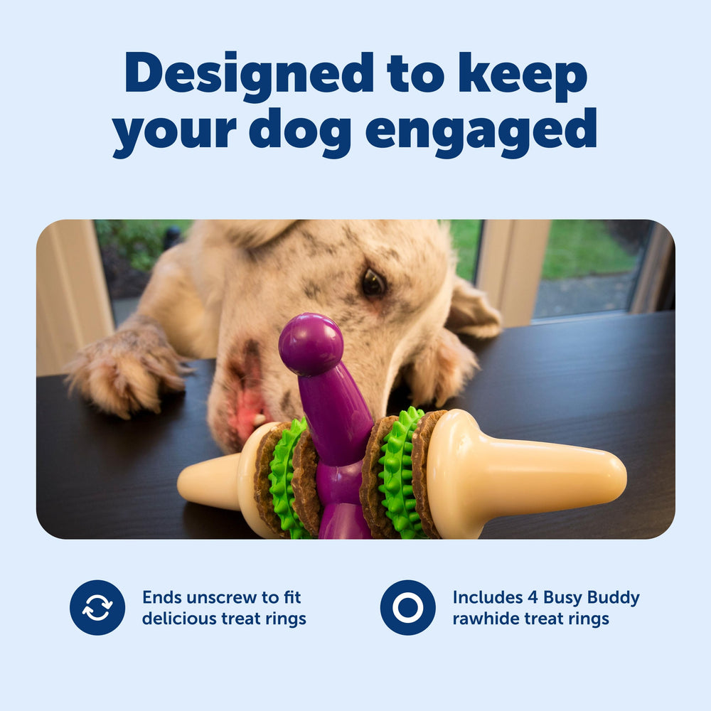 PetSafe Premier Busy Buddy Jack textured sprockets for challenging play
