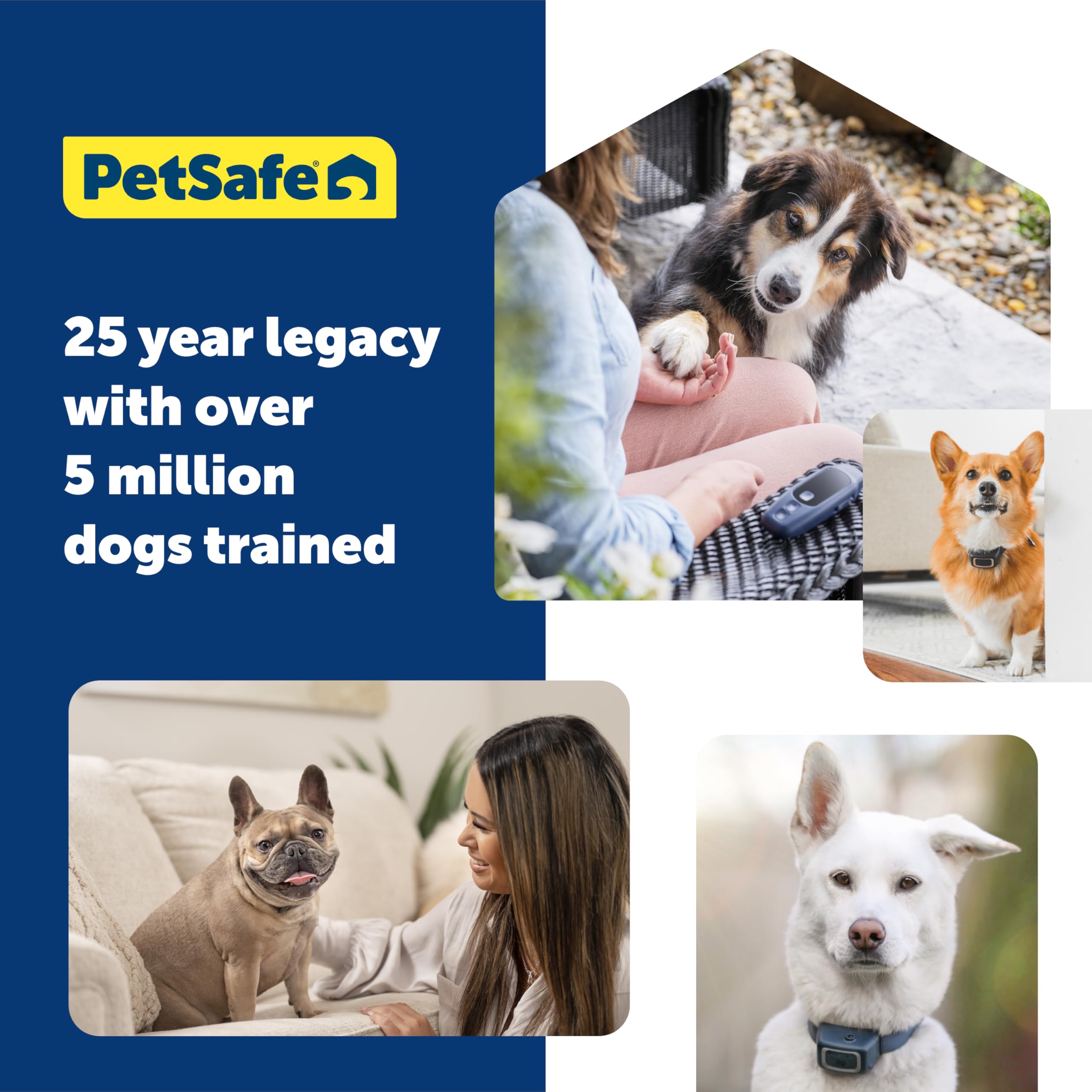 Compact, sleek design by PetSafe Pro Dog Trainer built for everyday adventures.