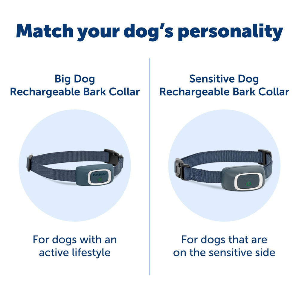 PetSafe bark collar packaging showcasing the trusted brand and features.