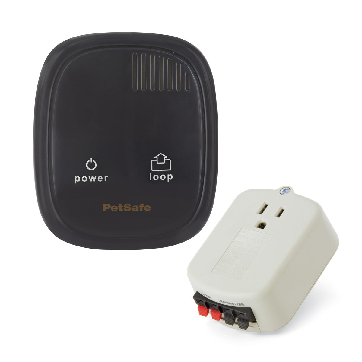PetSafe replacement in-ground fence transmitter shown with installation-ready setup.