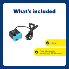 PetSafe back-up pump keeps your Drinkwell fountain running during cleaning.