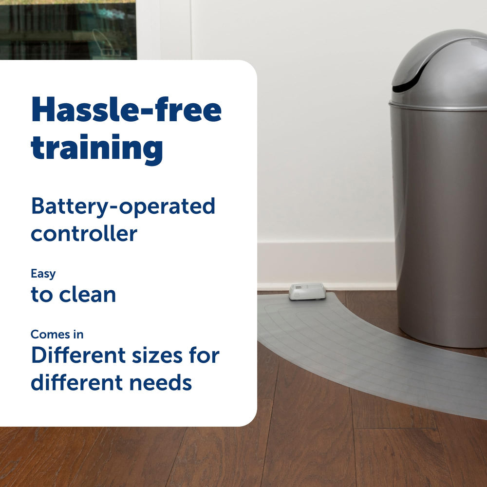 Easy-clean PetSafe ScatMat in a flexible training layout