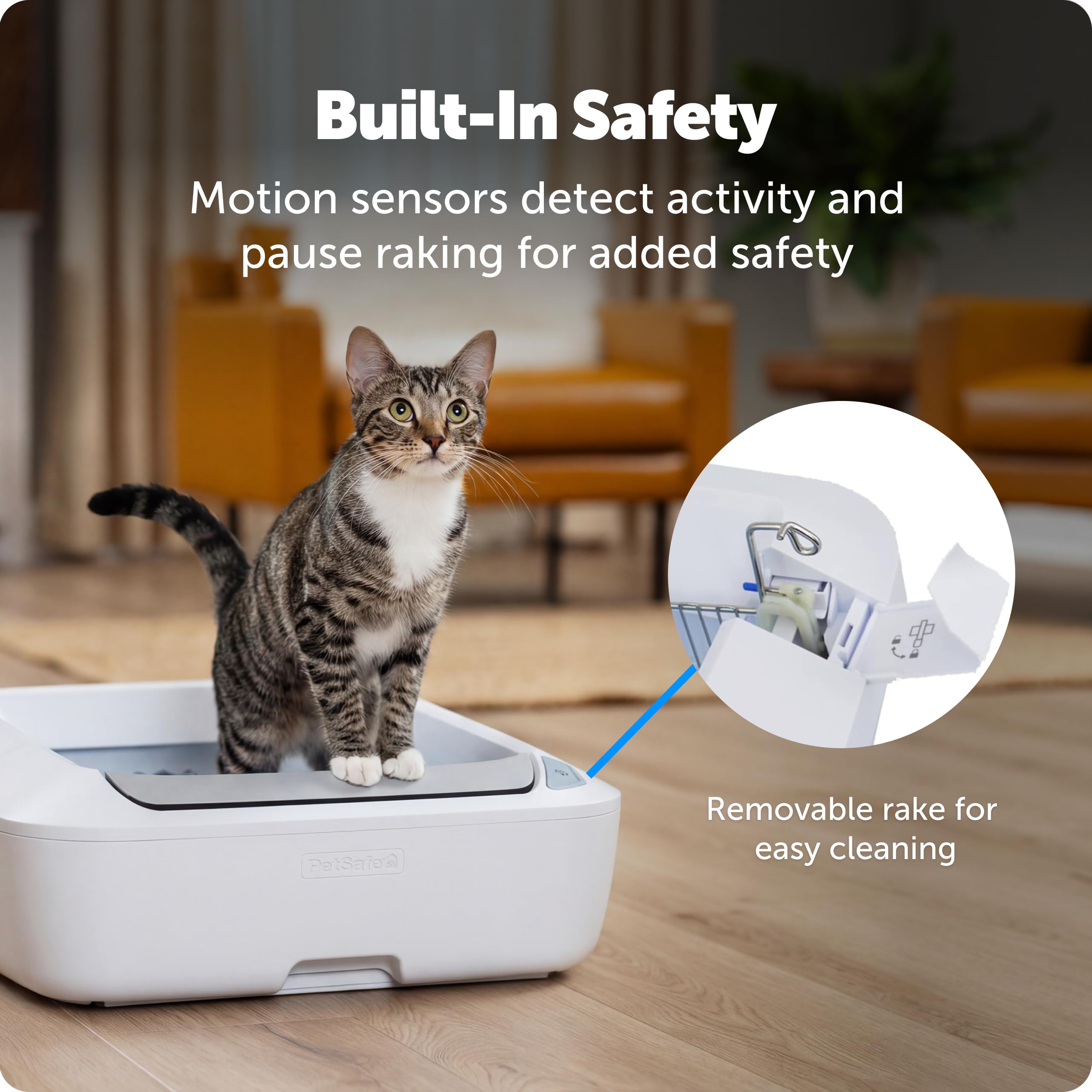 PetSafe disposable crystal tray included for ready use