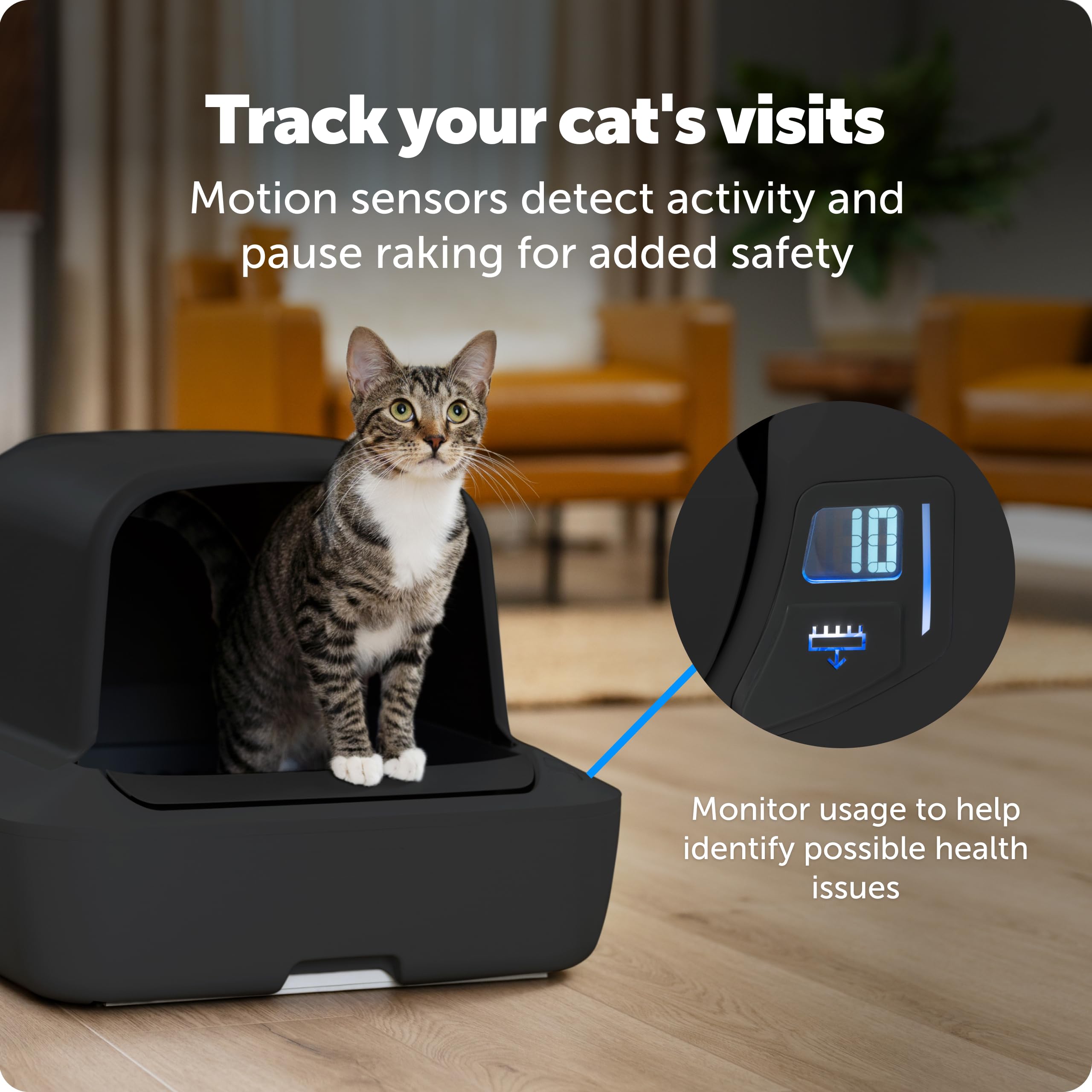 PetSafe ScoopFree easy-clean interior supports simple disassembly and quick maintenance.