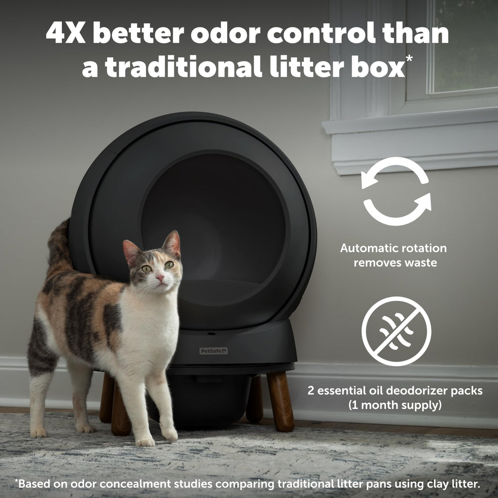 Petsafe ScoopFree health-monitoring app shows cat weight and usage trends.