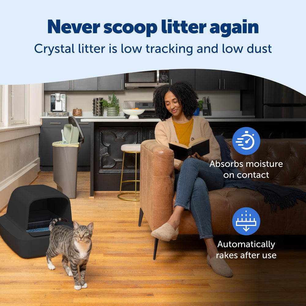 PetSafe ScoopFree light indicator shows when to replace the litter tray.