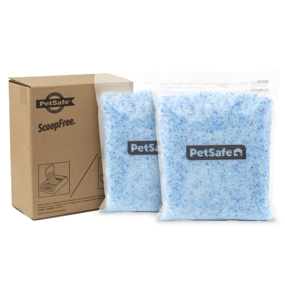 PetSafe ScoopFree Premium Crystal Litter supports easy cleanup for busy homes