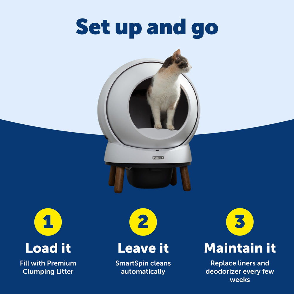 Petsafe interior finish makes litter easy to wipe clean.