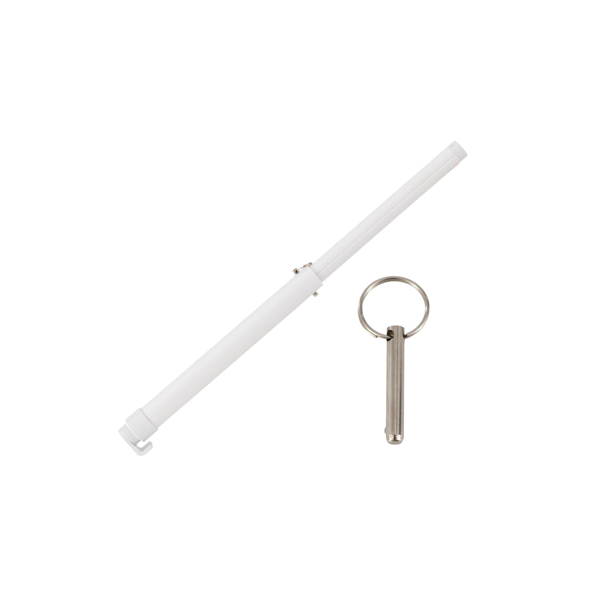 PetSafe sliding door security bar closeup showing sturdy grip for secure door closure.