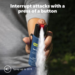 PetSafe SprayShield delivers a 10-foot spray range for safe distance.