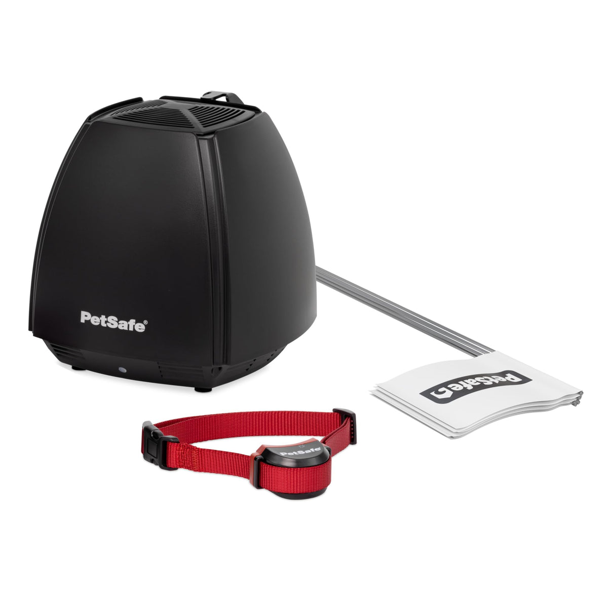PetSafe Stay & Play transmitter indoors for quick, secure boundary setup.