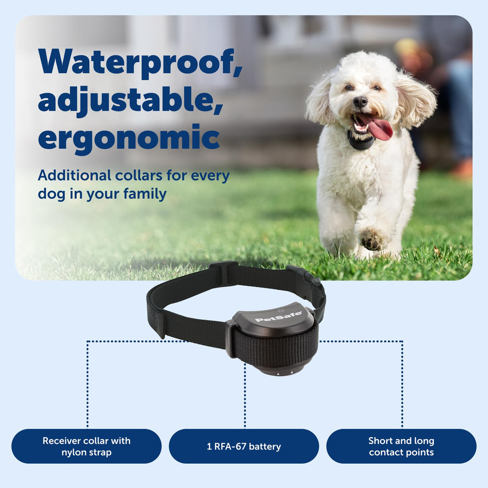 PetSafe Stay & Play collar features short and long contact points for different hair lengths.