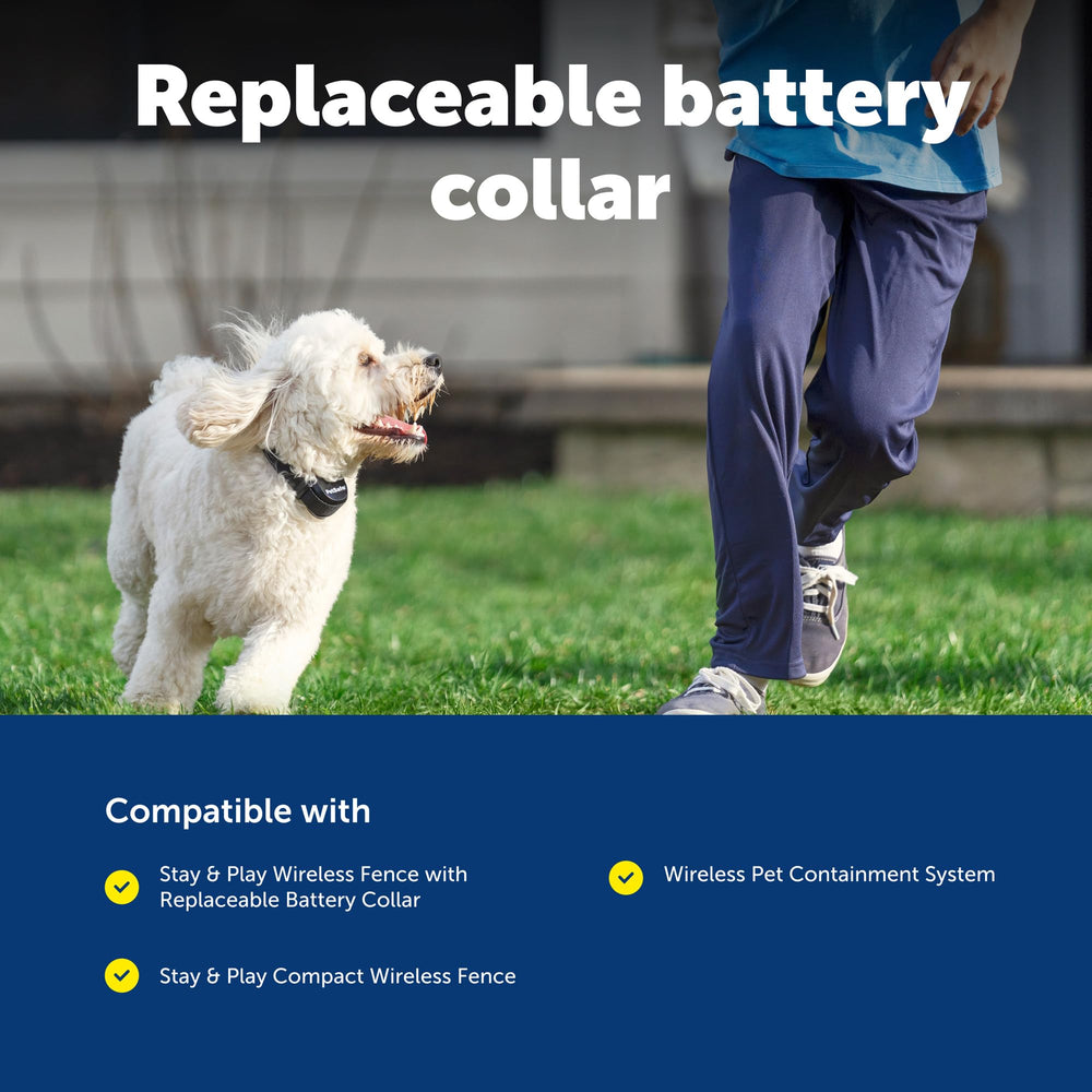 PetSafe Stay & Play works with all PetSafe wireless fence transmitters for easy setup.