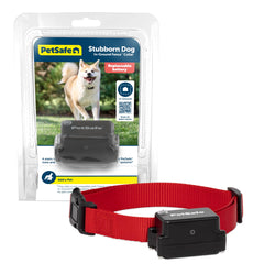 PetSafe Stubborn Dog collar front view for outdoor training scenarios