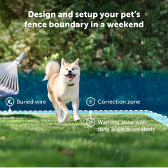 PetSafe Stubborn Dog Tone-Vibration Mode helps hearing-impaired dogs learn yard limits.