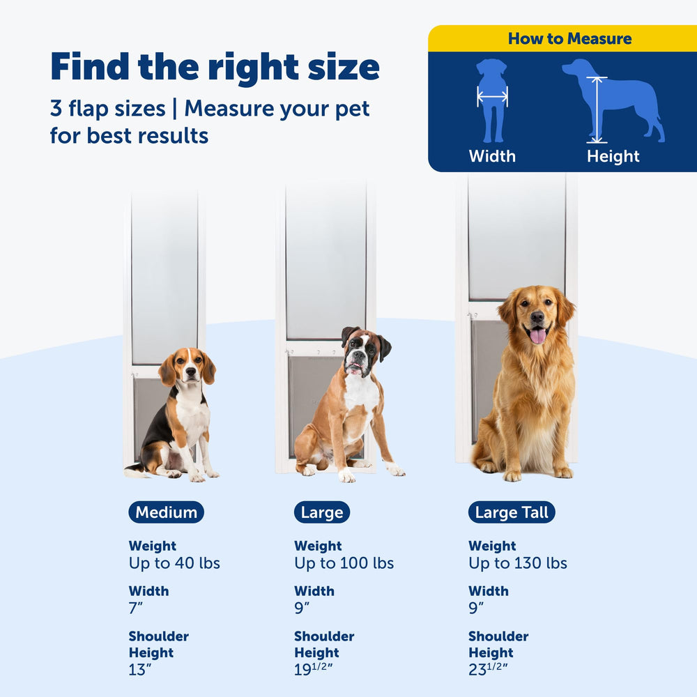 PetSafe tempered glass panel providing clear view and durability