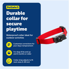 PetSafe collar offers tone-only training plus five static levels.