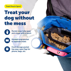 PetSafe Treat Pouch Sport Mini front pocket for keys and phone