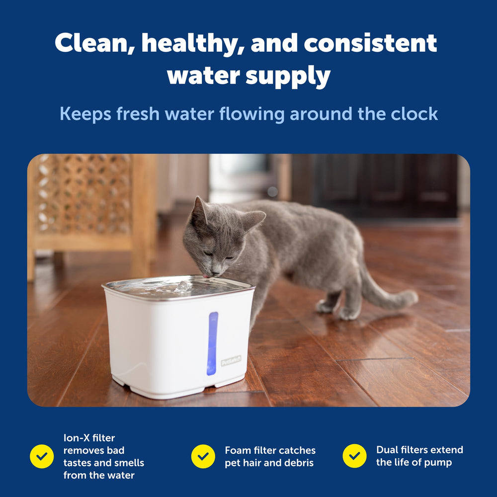Parts are top-rack dishwasher safe for quick cleaning of the Viva Fountain.