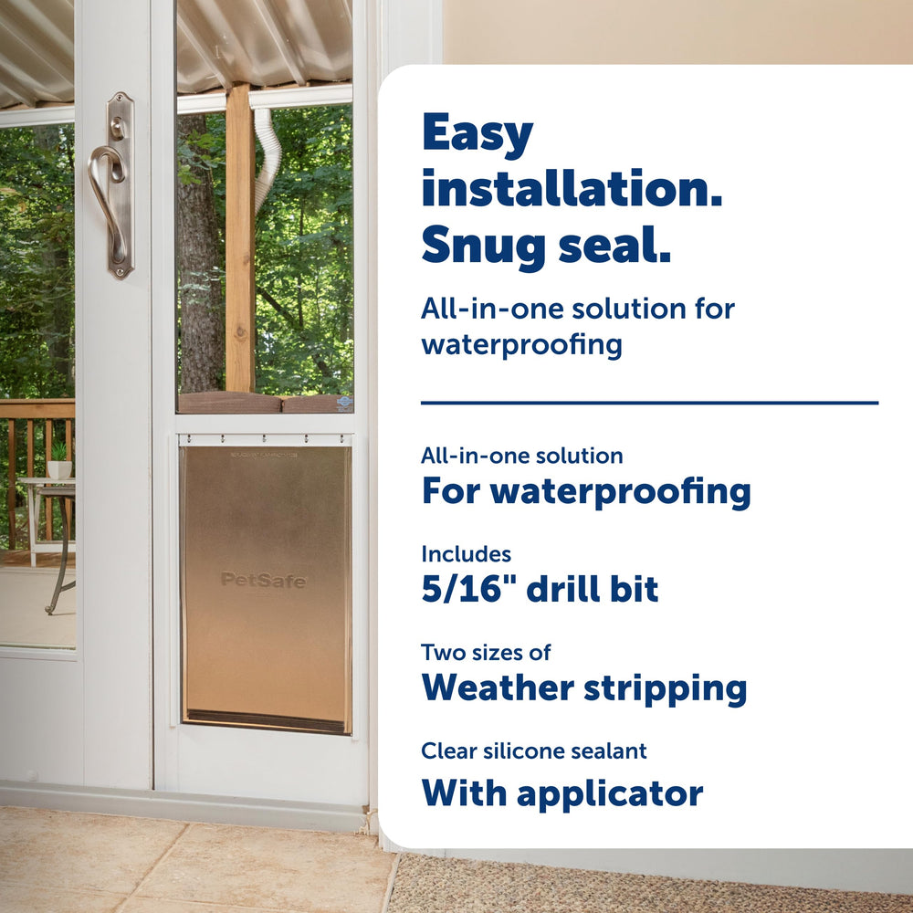 Petsafe weather-strip 3/16 inch delivers a flexible seal to deter drafts.